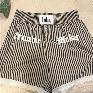 Striped Bloomer Shorts